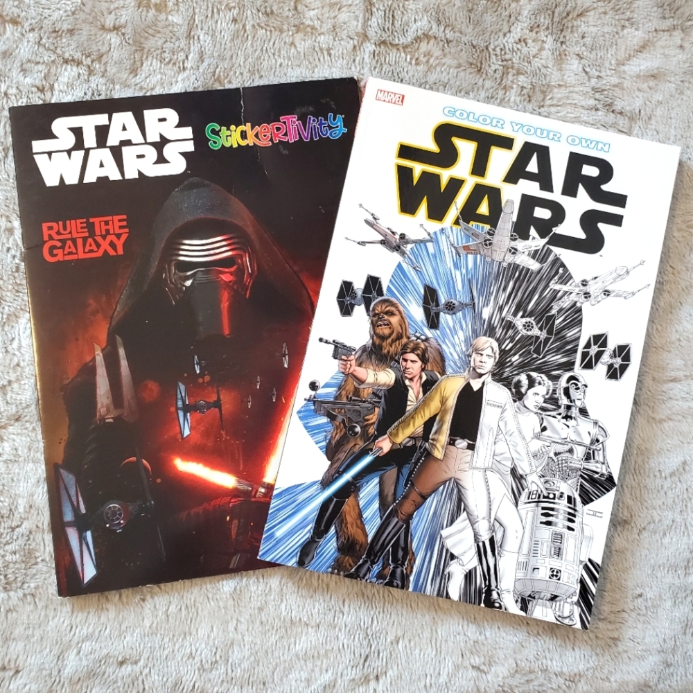 Star Wars Coloring Book and StickerTivity Sticker & Activity Book